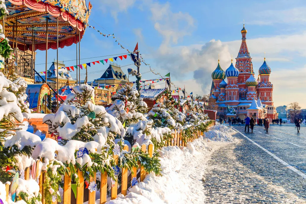 Фото: Новогодняя Москва - Прибытие в Москву